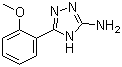 5-(2-甲氧基苯基)-4H-1,2,4-三唑-3-胺分子结构 (CAS 303192-36-1)