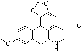 木番荔枝碱盐酸盐分子结构 (CAS 30437-13-9)
