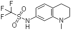 1,1,1-三氟-N-(1,2,3,4-四氢-1-甲基-7-喹啉基)甲磺酰胺分子结构 (CAS 304690-95-7)