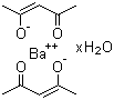 2,4-Pentanedione ion(1-) barium hydrate molecular structure (CAS 304695-31-6)
