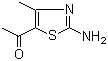 5-乙酰基-2-氨基-4-甲基噻唑分子结构 (CAS 30748-47-1)