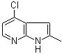 4-氯-2-甲基-1H-吡咯并[2,3-b]吡啶分子结构 (CAS 307951-53-7)