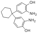 4,4'-(环己烷-1,1-二基)双(2-氨基苯酚)分子结构 (CAS 30817-90-4)