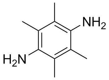 2,3,5,6-四甲基-1,4-苯二胺分子结构 (CAS 3102-87-2)