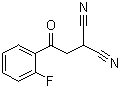 2-[2-(2-氟苯基)-2-氧代乙基]丙二腈分子结构 (CAS 312307-38-3)