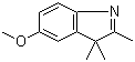 2,3,3-三甲基-5-甲氧基-3H-吲哚分子结构 (CAS 31241-19-7)