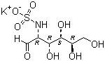 氨基葡萄糖硫酸钾盐分子结构 (CAS 31284-96-5)