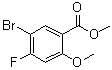 5-Bromo-4-fluoro-2-methoxybenzoic acid methyl ester molecular structure (CAS 314298-22-1)