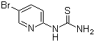 1-(5-溴-2-吡啶基)-2-硫脲分子结构 (CAS 31430-38-3)