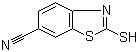2-Mercaptobenzothiazole-6-carbonitrile molecular structure (CAS 315228-79-6)