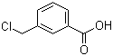 3-(氯甲基)苯甲酸分子结构 (CAS 31719-77-4)