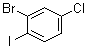 2-溴-4-氯-1-碘苯分子结构 (CAS 31928-44-6)