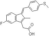 Sulindac sulfide molecular structure (CAS 32004-67-4)