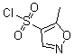 5-甲基异恶唑-4-磺酰氯分子结构 (CAS 321309-26-6)