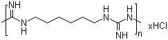 聚六亚甲基双胍盐酸盐分子结构 (CAS 32289-58-0)