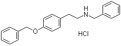 N-苄基-O-苄基酪胺盐酸盐分子结构 (CAS 32293-43-9)