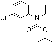 6-氯吲哚-1-羧酸叔丁酯分子结构 (CAS 323580-68-3)