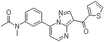 茚地普隆分子结构 (CAS 325715-02-4)