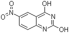 2,4-二羟基-6-硝基喹唑啉分子结构 (CAS 32618-85-2)