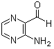 3-氨基吡嗪-2-甲醛分子结构 (CAS 32710-14-8)