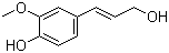 Coniferyl alcohol molecular structure (CAS 32811-40-8)