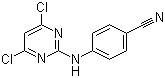 4-[(4,6-二氯-2-嘧啶基)氨基]苯腈分子结构 (CAS 329187-59-9)