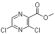 3,5-二氯吡嗪-2-羧酸甲酯分子结构 (CAS 330786-09-9)
