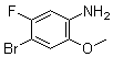 4-Bromo-5-fluoro-2-methoxyaniline molecular structure (CAS 330794-03-1)