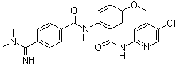 Betrixaban molecular structure (CAS 330942-05-7)