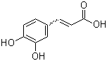 咖啡酸分子结构 (CAS 331-39-5)