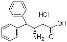 (S)-3-Amino-4,4-diphenylbutyric acid hydrochloride molecular structure (CAS 332062-01-8)