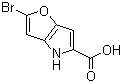 2-溴-4H-呋喃并[3,2-b]吡咯-5-羧酸分子结构 (CAS 332099-11-3)