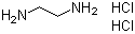 Ethylenediamine dihydrochloride molecular structure (CAS 333-18-6)