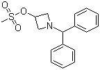 1-(Diphenylmethyl)-3-azetidinyl methanesulfonate molecular structure (CAS 33301-41-6)