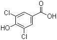 3,5-二氯-4-羟基苯甲酸分子结构 (CAS 3336-41-2)