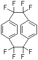 1,1,2,2,9,9,10,10-八氟[2.2]二聚对二甲苯分子结构 (CAS 3345-29-7)