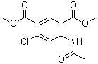 4-(乙酰氨基)-6-氯-1,3-苯二甲酸二甲酯分子结构 (CAS 335293-22-6)