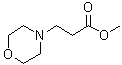 4-吗啉丙酸甲酯分子结构 (CAS 33611-43-7)