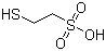 2-巯基乙磺酸分子结构 (CAS 3375-50-6)