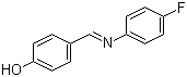 4-[[(4-氟苯基)亚胺]甲基]-苯酚分子结构 (CAS 3382-63-6)