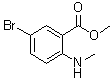 5-溴-N-甲基邻氨基苯甲酸甲酯分子结构 (CAS 33922-96-2)
