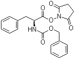 N-Benzyloxycarbonyl-L-phenylalanine N-hydroxysuccinimide ester molecular structure (CAS 3397-32-8)