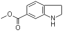 吲哚啉-6-羧酸甲酯分子结构 (CAS 341988-36-1)