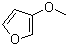 3-甲氧基呋喃分子结构 (CAS 3420-57-3)