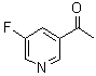 1-(5-氟-3-吡啶基)乙酮分子结构 (CAS 342602-55-5)