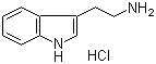 3-(2-氨基乙基)吲哚盐酸盐分子结构 (CAS 343-94-2)