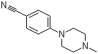 4-(4-甲基-1-哌嗪基)苯腈分子结构 (CAS 34334-28-6)