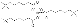 Bismuth trineodecanoate molecular structure (CAS 34364-26-6)