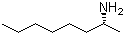 (R)-2-氨基辛烷分子结构 (CAS 34566-05-7)