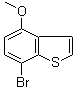 7-溴-4-甲氧基苯并[b]噻吩分子结构 (CAS 34576-61-9)